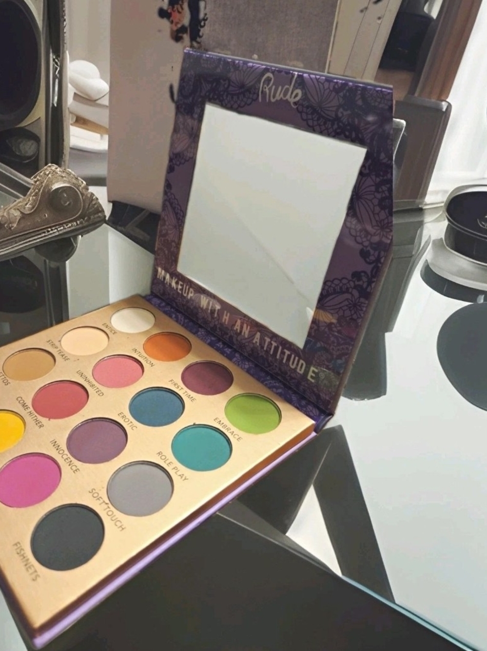 RUDE The Unruly Collection Wild Nights 16-Color Palette Matte 0.53oz MPN 87906